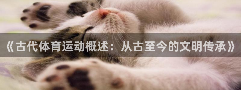 五星体育唐蒙去哪里了：《古代体育运动概述：从古至今的文明传承》